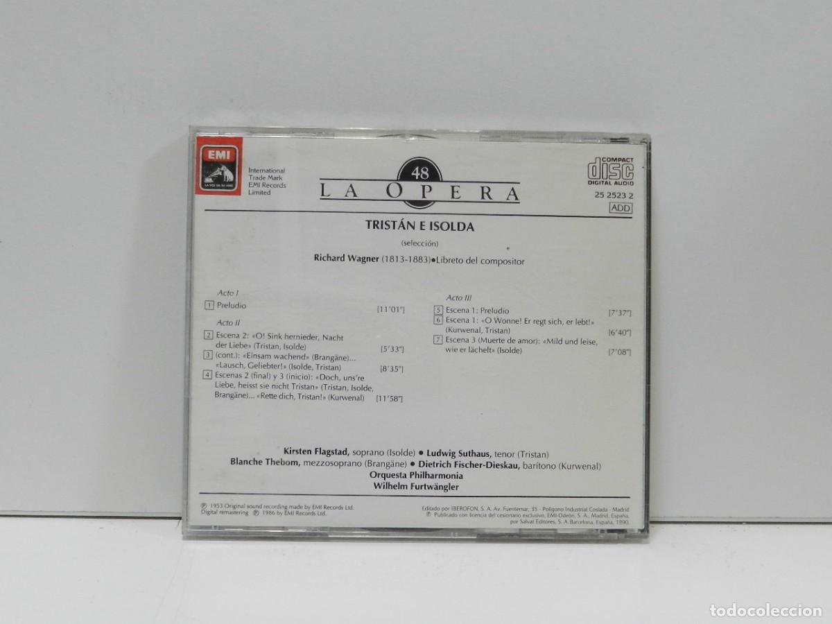 CDs de m&uacute;sica: DISCO CD. Wagner &ndash; Trist&aacute;n E Isolda. COMPACT DISC. - Foto 2