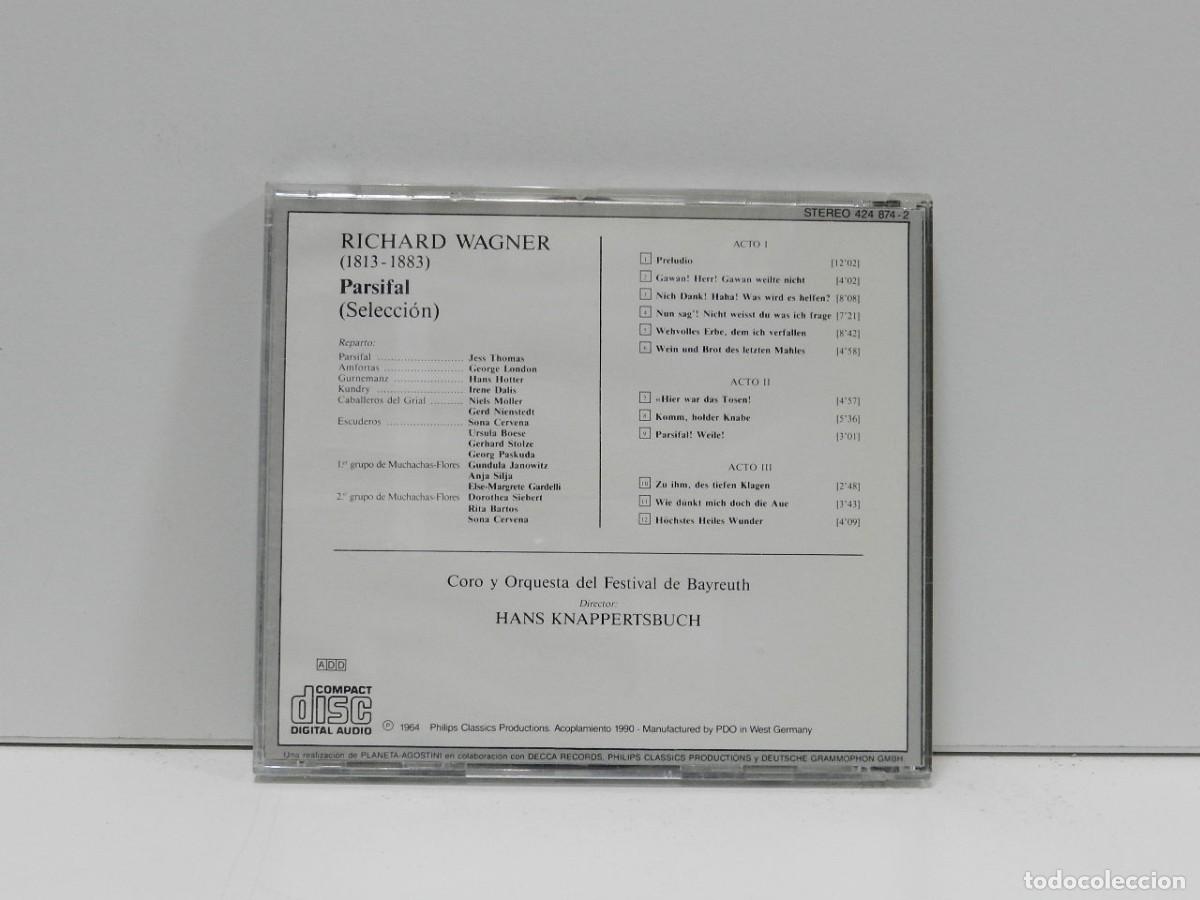 CDs de m&uacute;sica: DISCO CD. Wagner &ndash; Parsifal - La Gran Opera. COMPACT DISC. - Foto 2