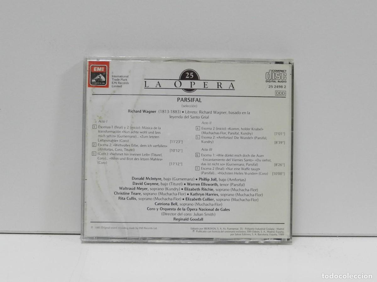 CDs de m&uacute;sica: DISCO CD. Wagner &ndash; Parsifal - La Opera. COMPACT DISC. - Foto 2