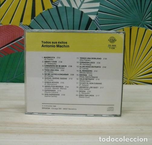 CDs de m&uacute;sica: Disco CD Antonio Mach&iacute;n Todos sus &Eacute;xitos - Foto 3
