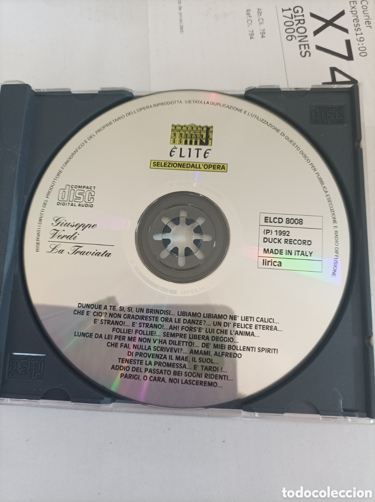 CDs de m&uacute;sica: CD opera italiana Giuseppe Verdi - Foto 3