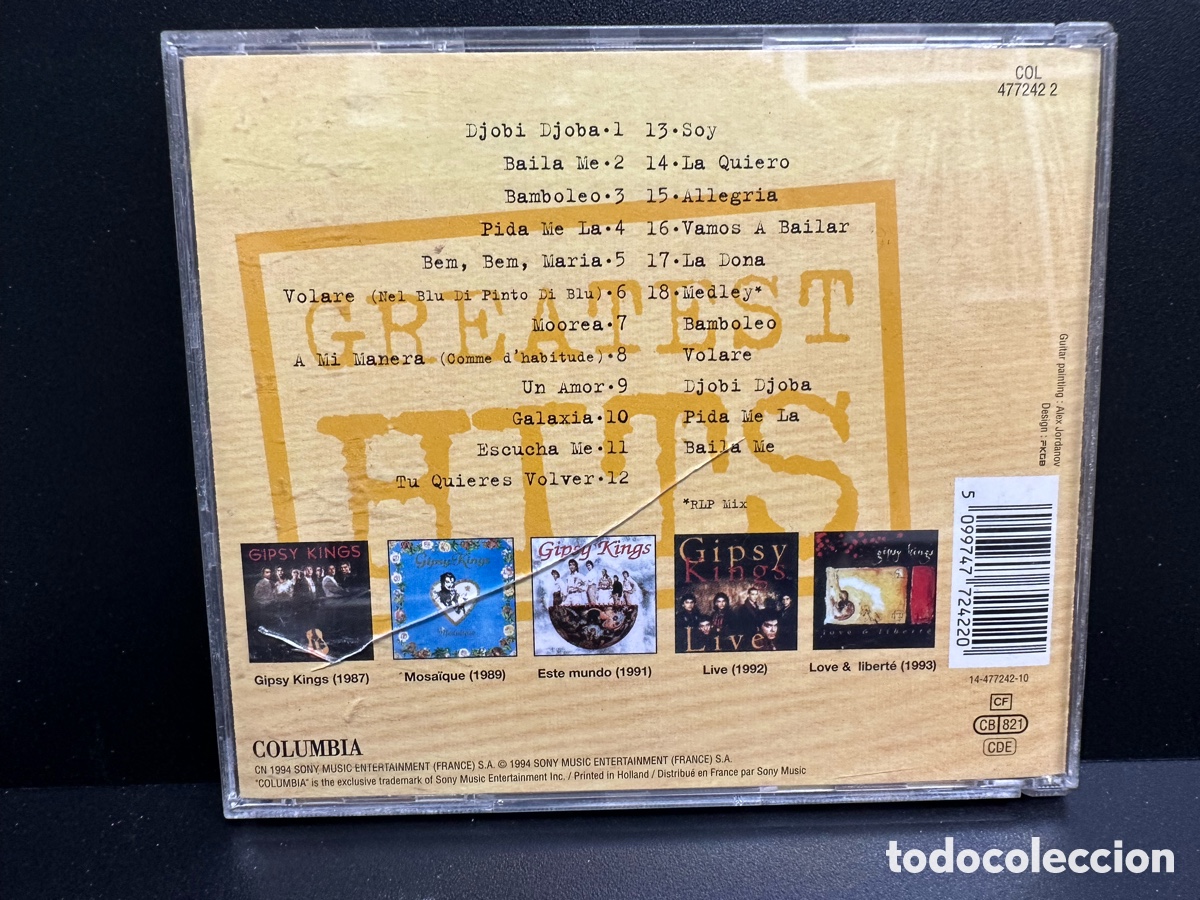 CDs de m&uacute;sica: Gipsy Kings - Greatest Hits (CD, Comp) - Foto 2