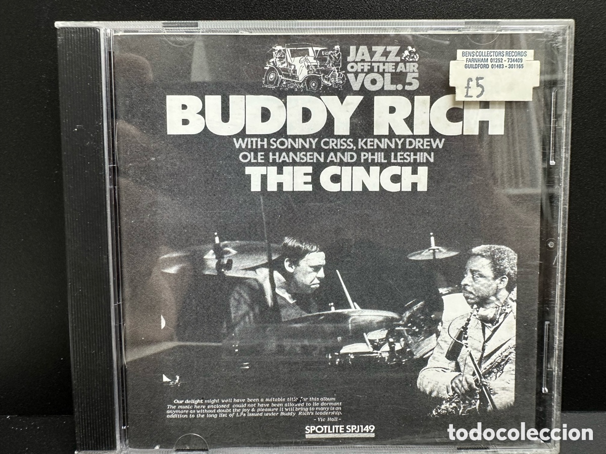 CDs de Musique: Buddy Rich Quintet - The Cinch - Live From Birdland (CD, Album, Mono)