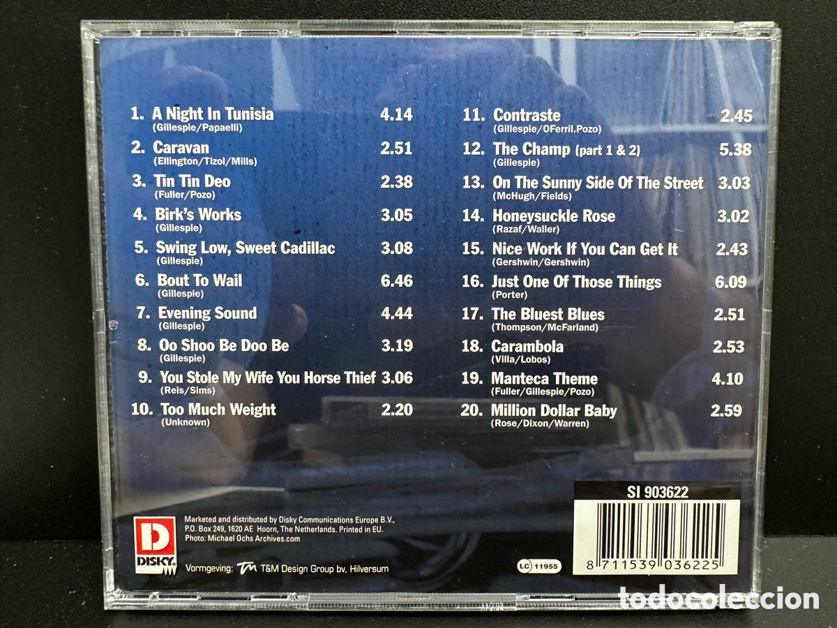 CDs de m&uacute;sica: Dizzy Gillespie - Workin: His Great Tunes (CD) - Foto 2