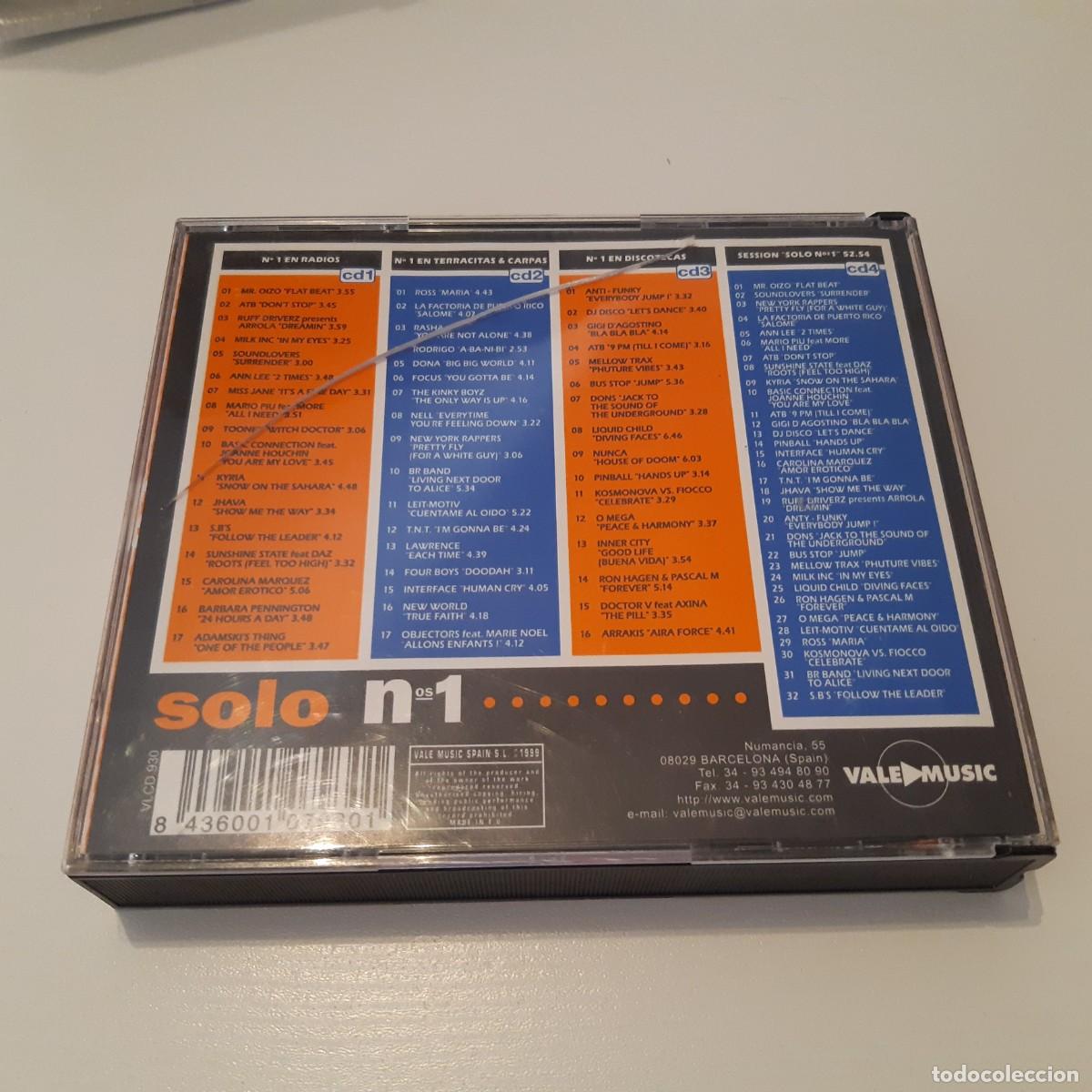CDs de m&uacute;sica: CD RECOPILATORIO SOLO NUMEROS 1 - Foto 2