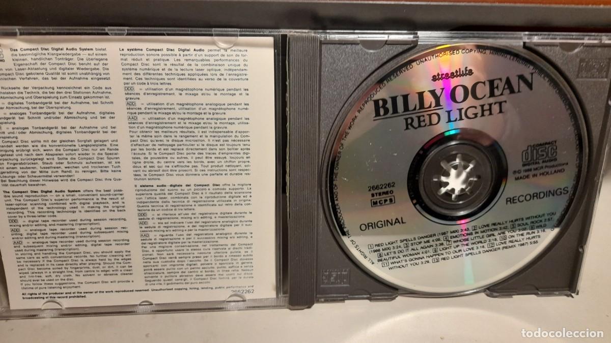 CDs de m&uacute;sica: CD BILLY OCEAN : RED LIGHT - Foto 2