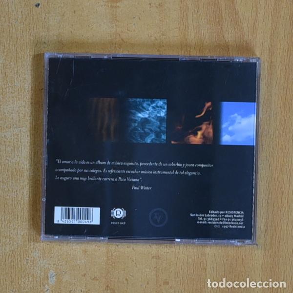 CDs de m&uacute;sica: PACO VICIANA - EL AMOR A LA VIDA -CD - Foto 2