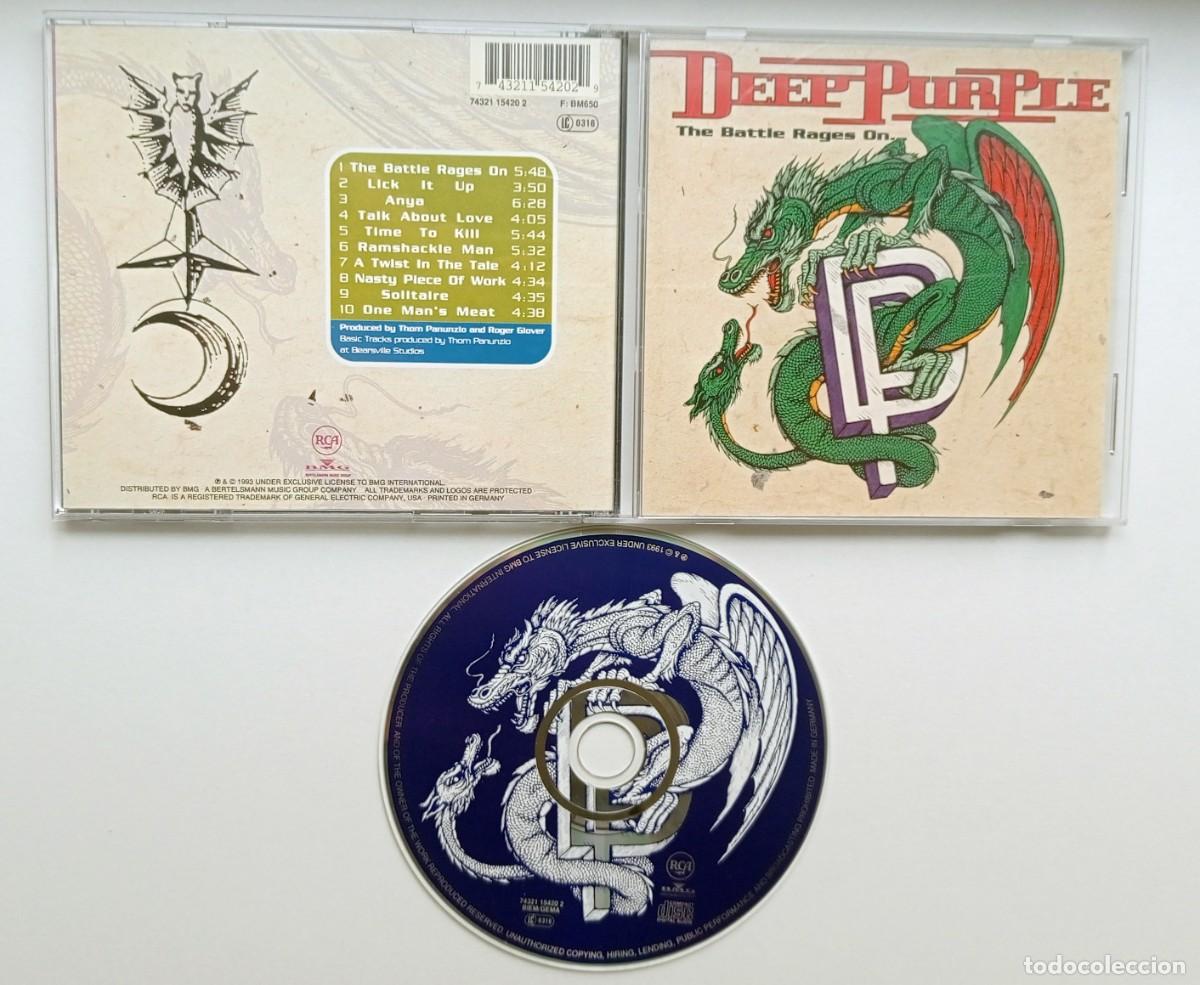 CDs de m&uacute;sica: CD DEEP PURPLE - THE BATTLE RAGES ON - Foto 2