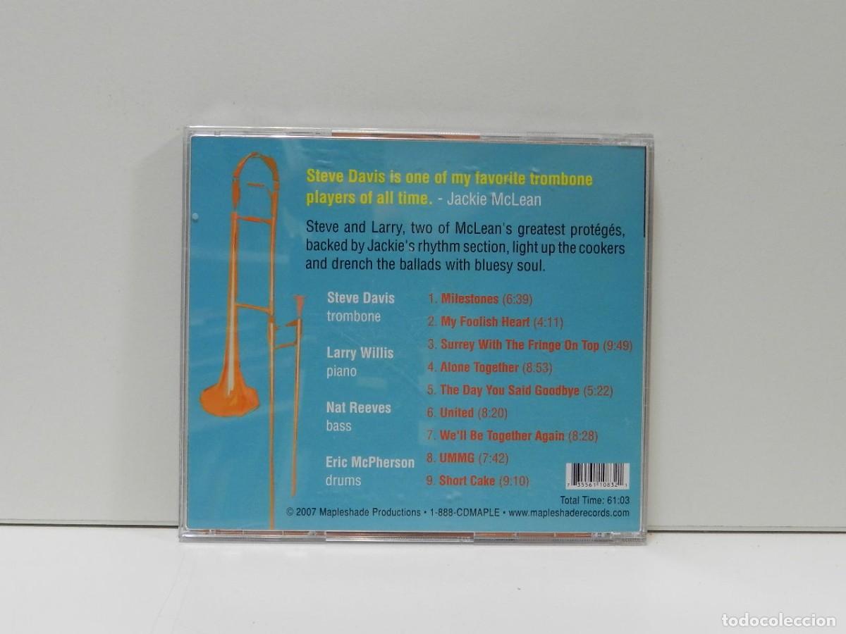CDs de m&uacute;sica: DISCO CD. Steve Davis Quartet With Larry Willis &ndash; Alone Together. COMPACT DISC. - Foto 2