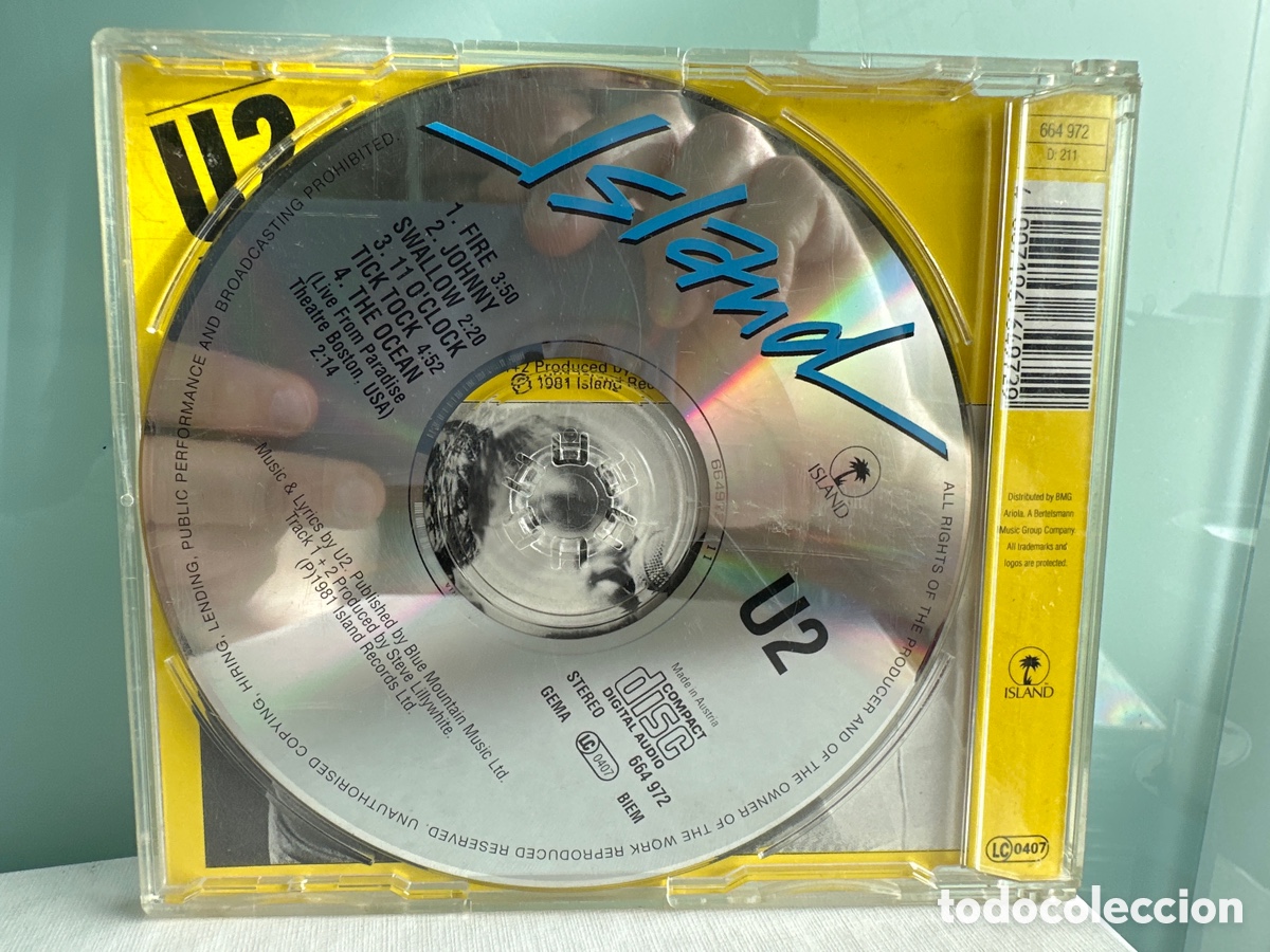 CDs de m&uacute;sica: U2 - R.O.K. (Fire) (CD, Single) - Foto 2