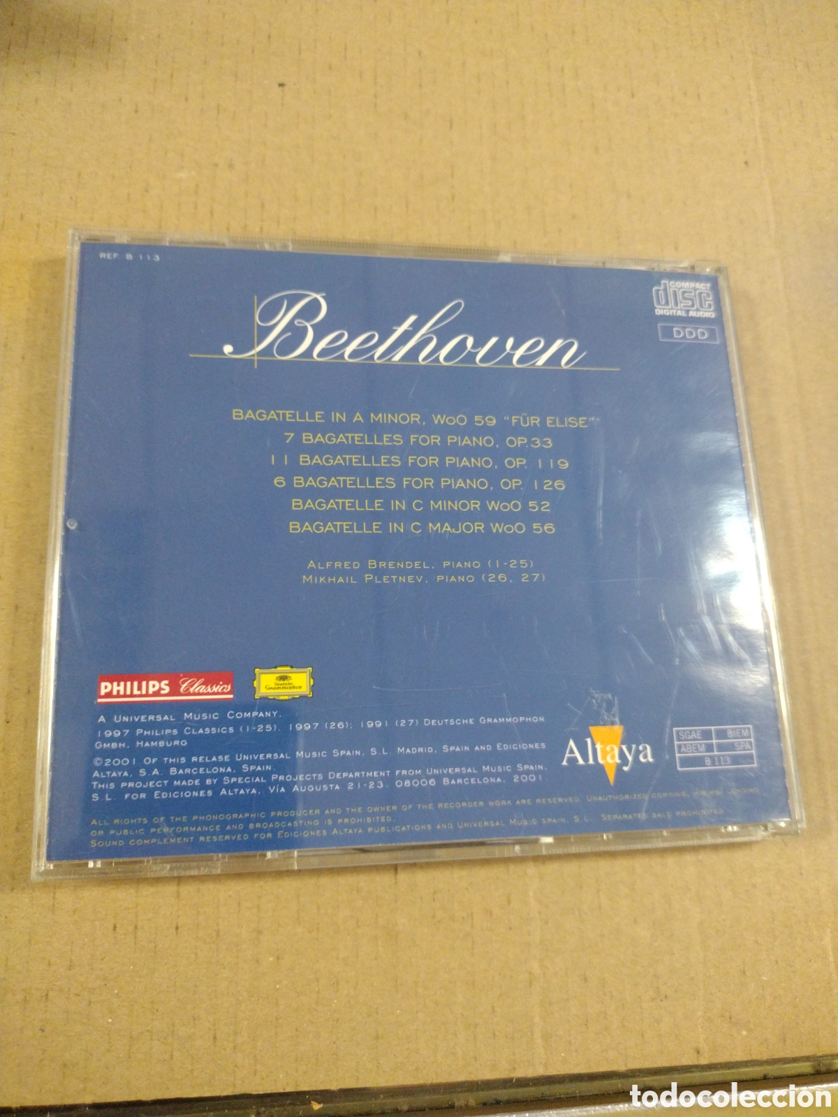 CDs de m&uacute;sica: Todo Beethoven. Bagatelas para piano. CD - Foto 2