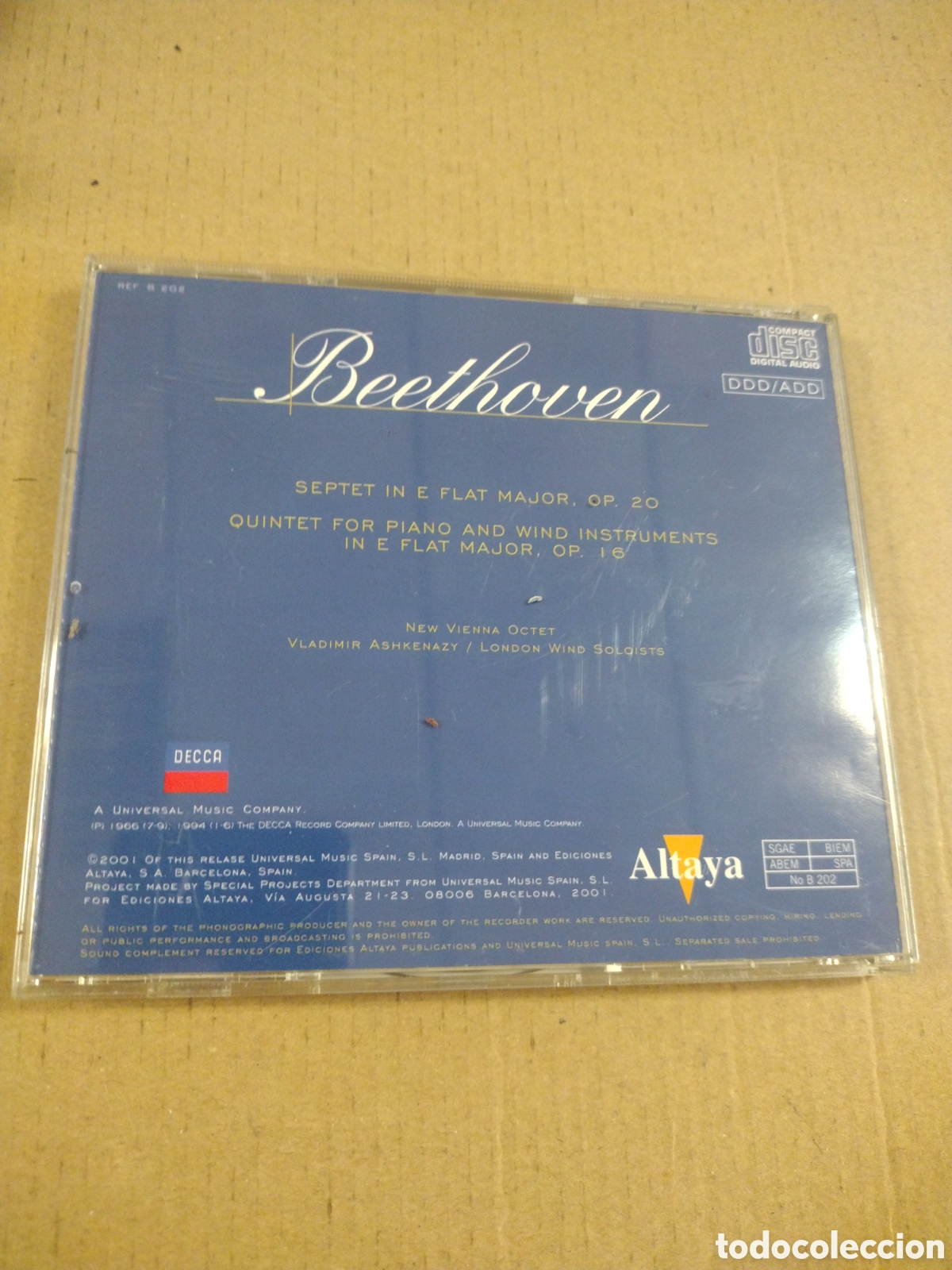 CDs de m&uacute;sica: Todo Beethoven. Septimino op. 20... CD - Foto 2