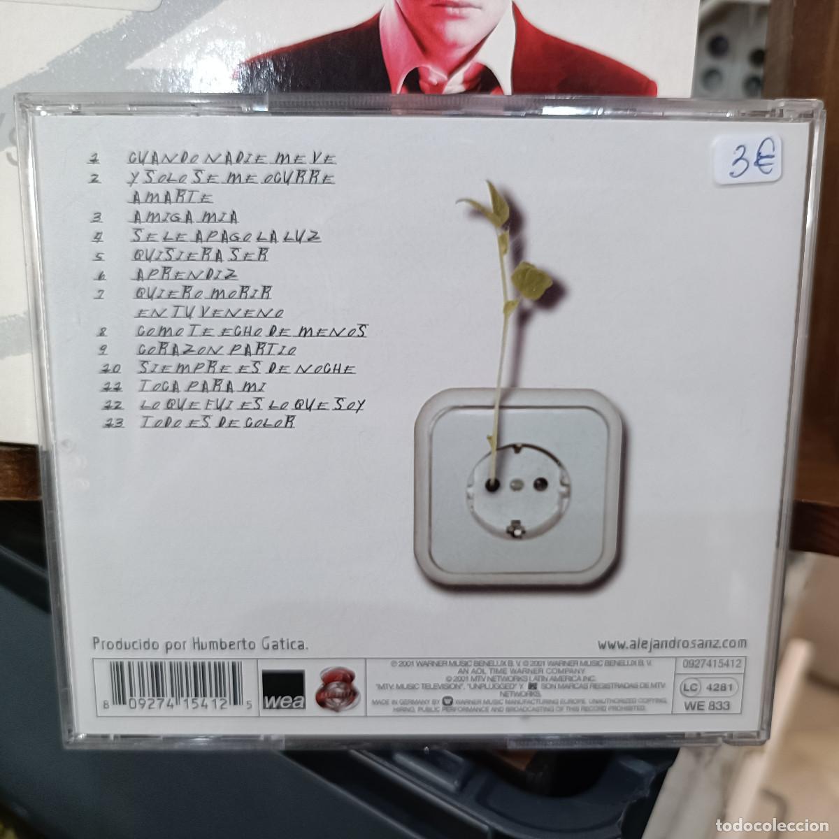 CDs de m&uacute;sica: Alejandor Sanz - Umplugged - CD. - Foto 2