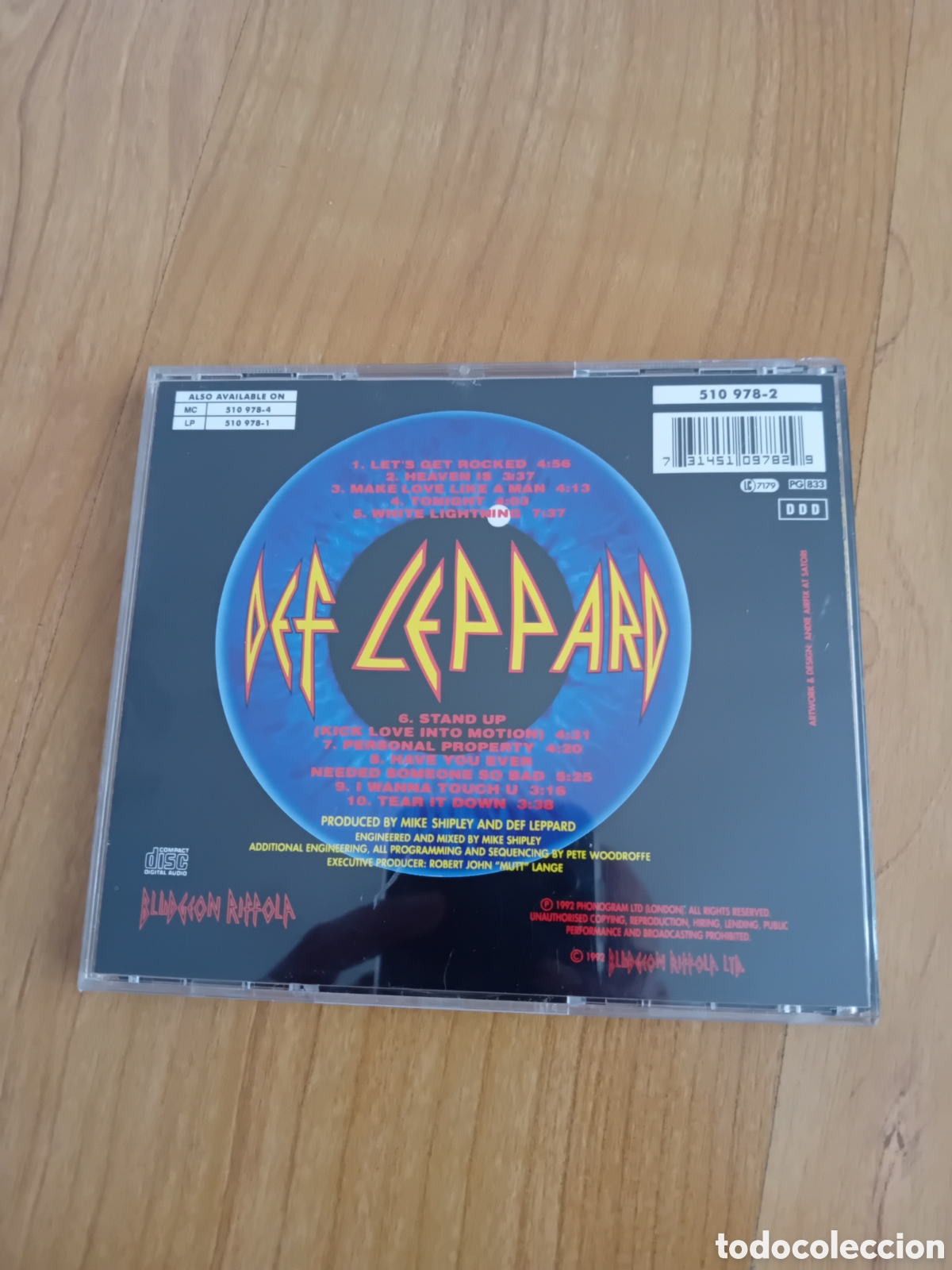 CDs de m&uacute;sica: DEF LEPPARD. ADRENALIZE. - Foto 2