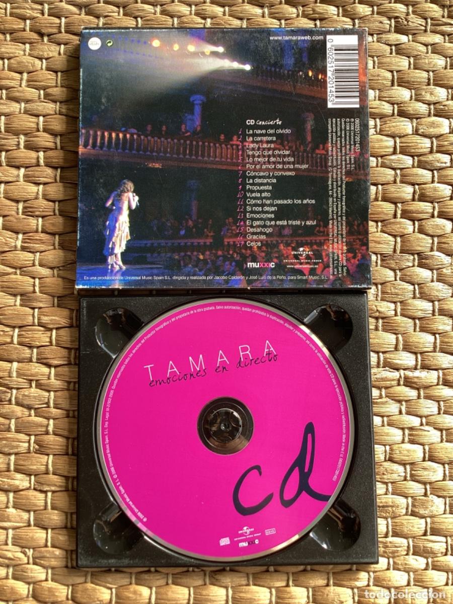 CDs de m&uacute;sica: 5 CD Tamara - Emociones en directo - Foto 2