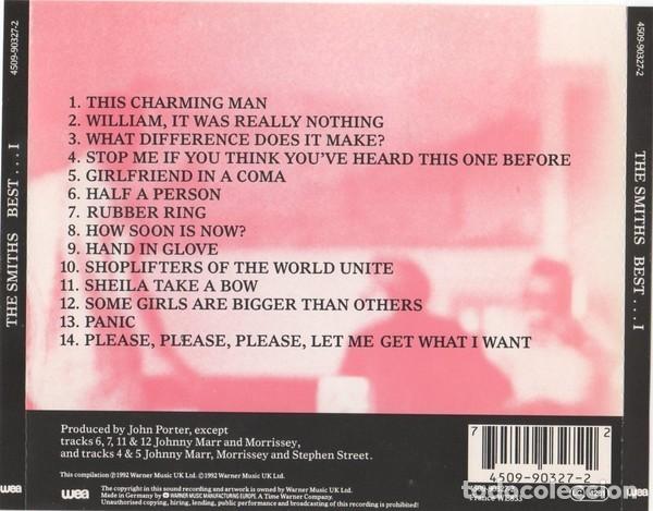 CDs de m&uacute;sica: The Smiths &ndash; Best ...I - CD - Foto 2