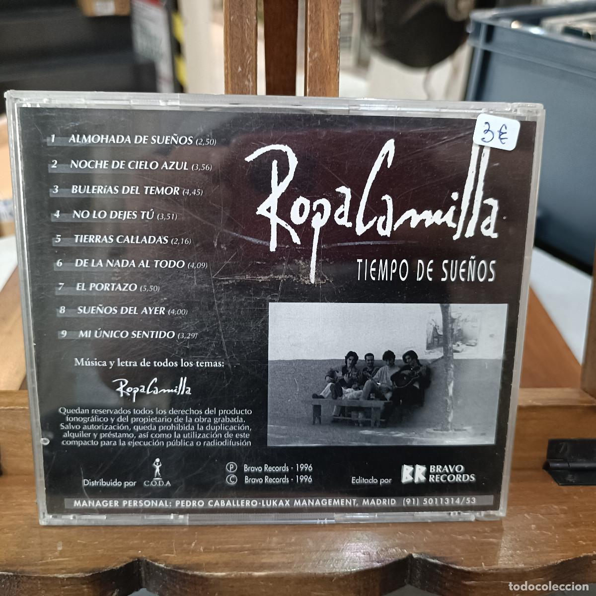 CDs de m&uacute;sica: Ropacamilla - TIempo de sue&ntilde;os - CD. - Foto 2