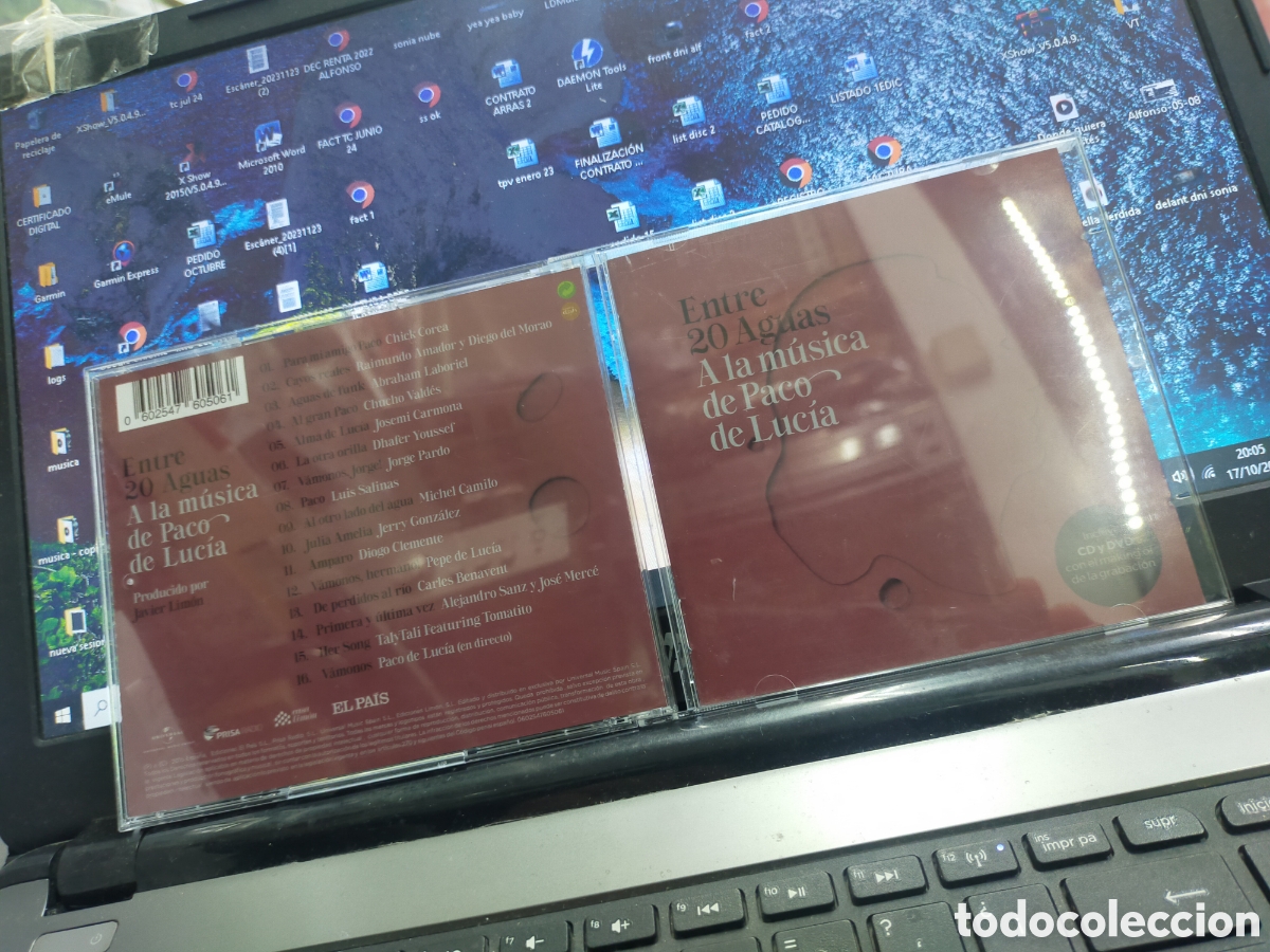 Music CDs: Entre 20 aguas CD + dvd a la m&uacute;sica de paco de lucia 2015