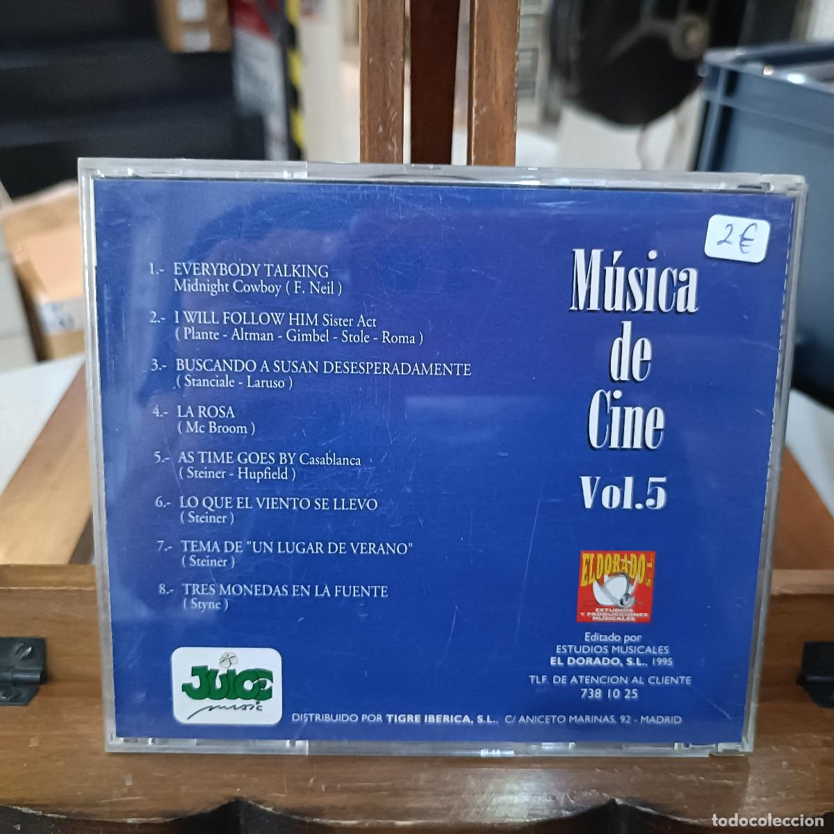 CDs de m&uacute;sica: M&uacute;sica de Cine - Vol. 5 - CD. - Foto 2