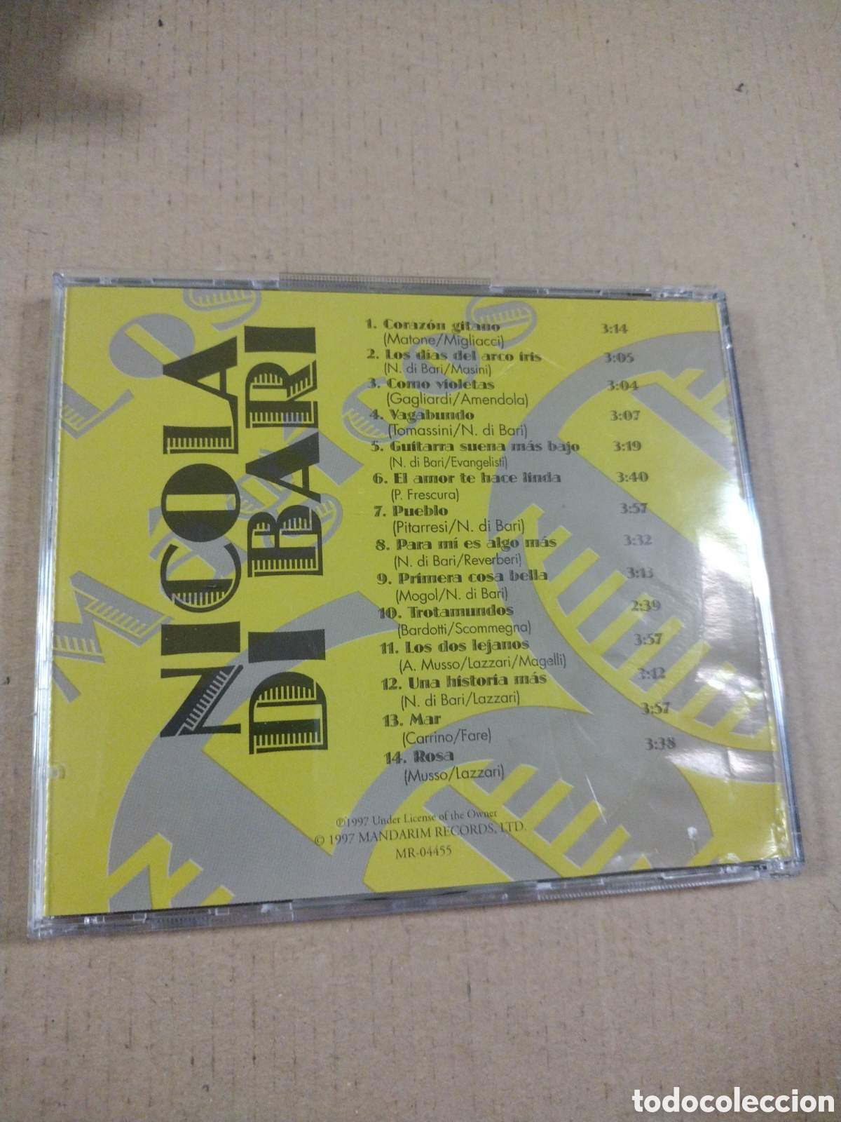 CDs de m&uacute;sica: NICOLA DI BARI. LOS M&Aacute;GICOS 60. CD - Foto 2