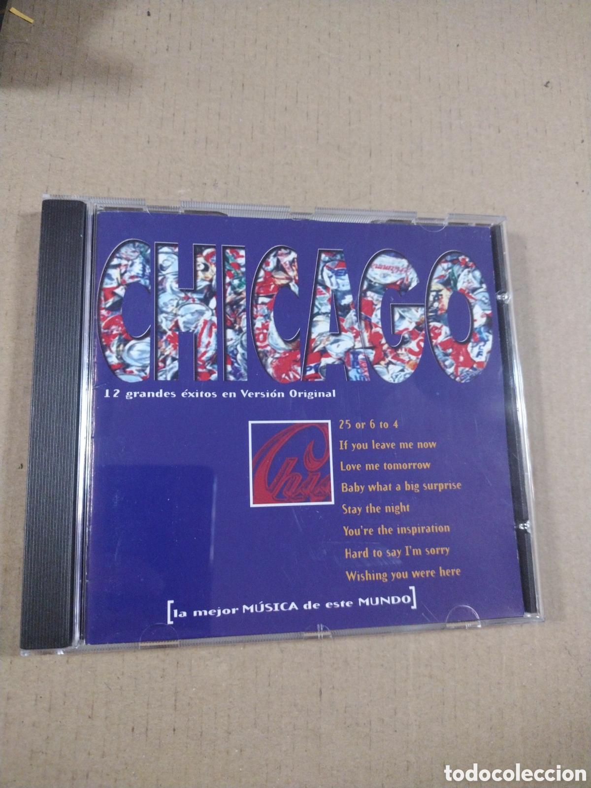 CDs de m&uacute;sica: CHICAGO - 12 GRANDES &Eacute;XITOS EN VERSI&Oacute;N ORIGINAL. CD - Foto 1