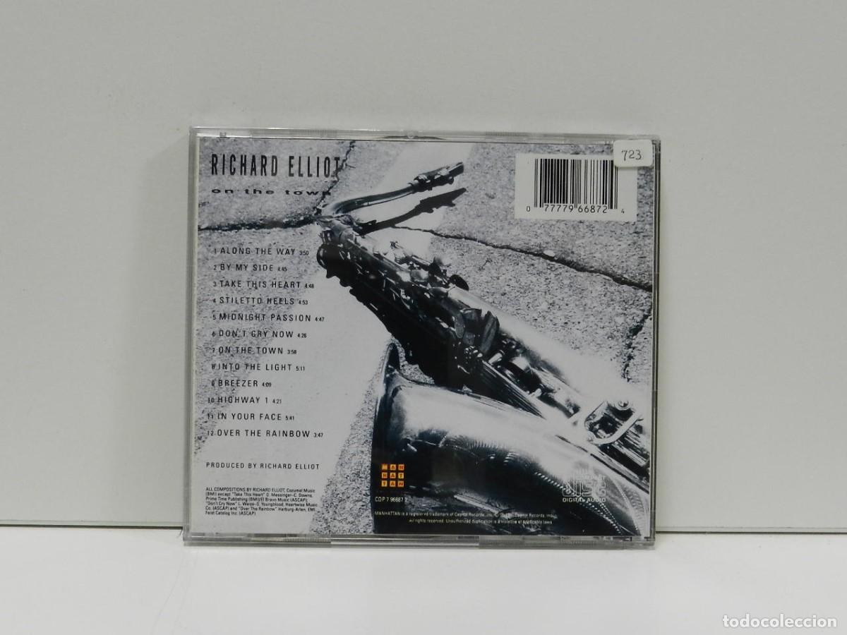 CDs de m&uacute;sica: DISCO CD. Richard Elliot &ndash; On The Town. COMPACT DISC. - Foto 2
