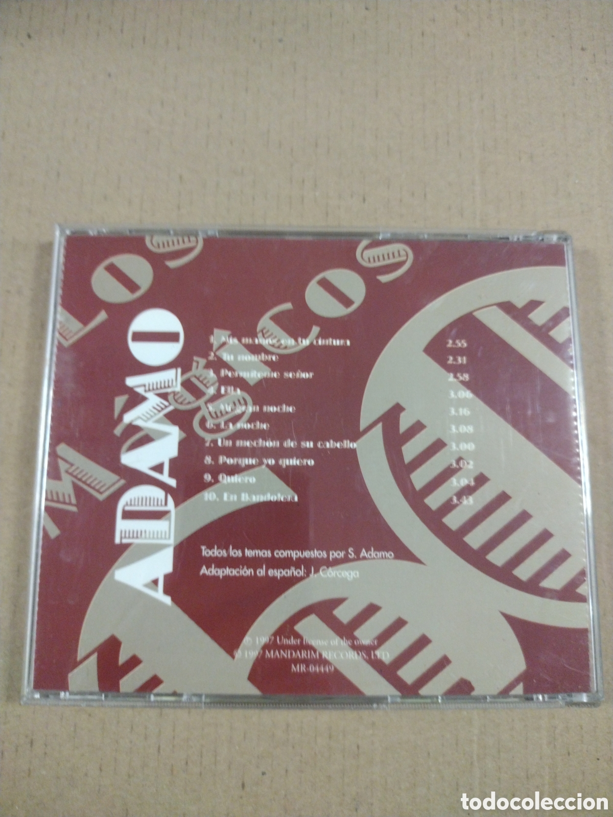 CDs de m&uacute;sica: Adamo. LOS M&Aacute;GICOS 60. CD - Foto 2