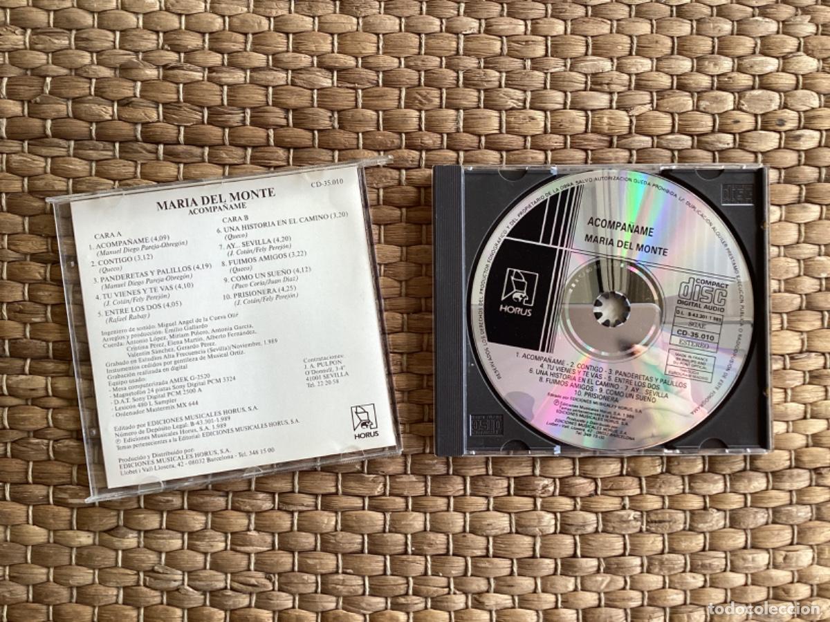 CDs de m&uacute;sica: 94 CD Mar&iacute;a del Monte - Acomp&aacute;&ntilde;ame - Foto 2