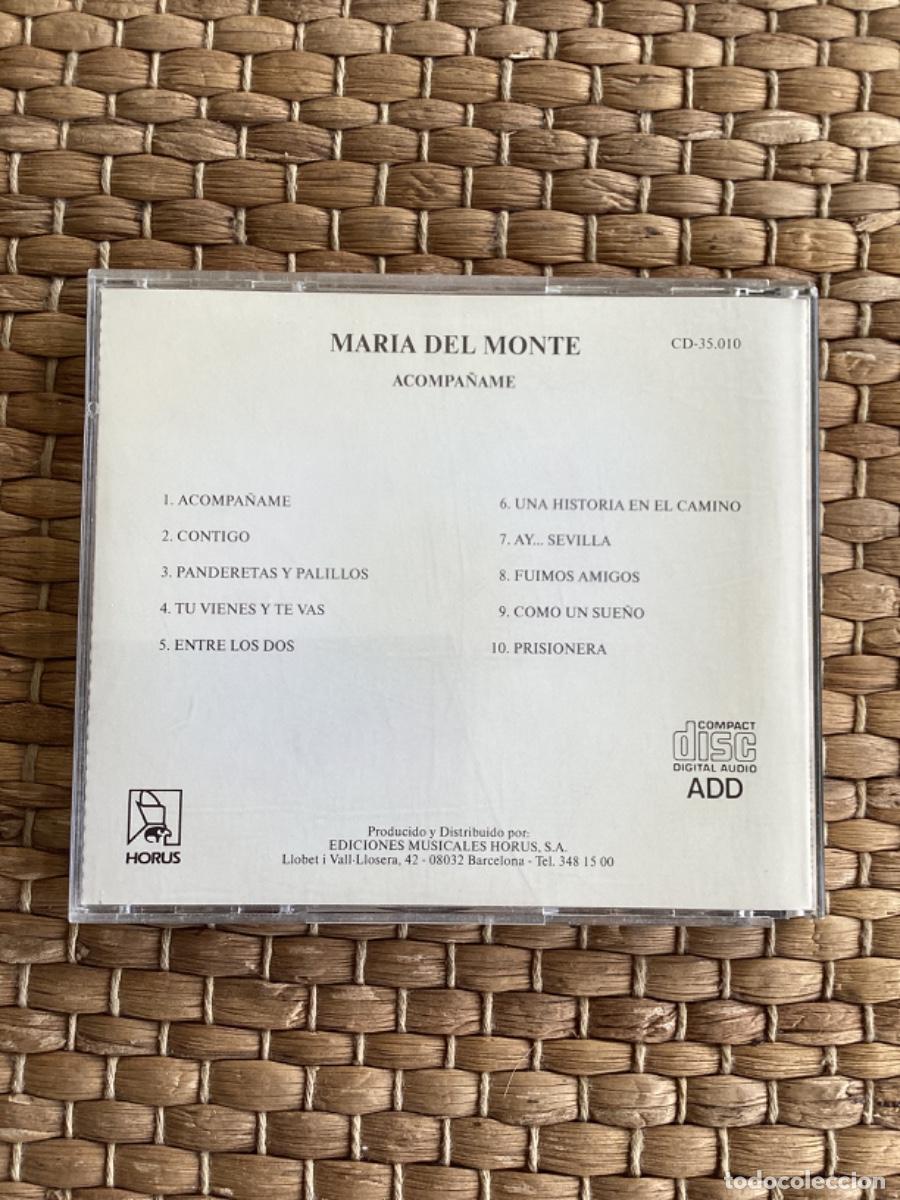 CDs de m&uacute;sica: 94 CD Mar&iacute;a del Monte - Acomp&aacute;&ntilde;ame - Foto 3
