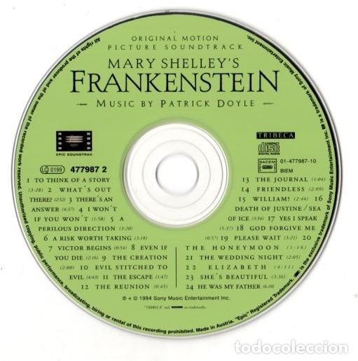CDs de m&uacute;sica: FRANKENSTEIN *** M&Uacute;SICA BY PATRICK DOYLE - Foto 2