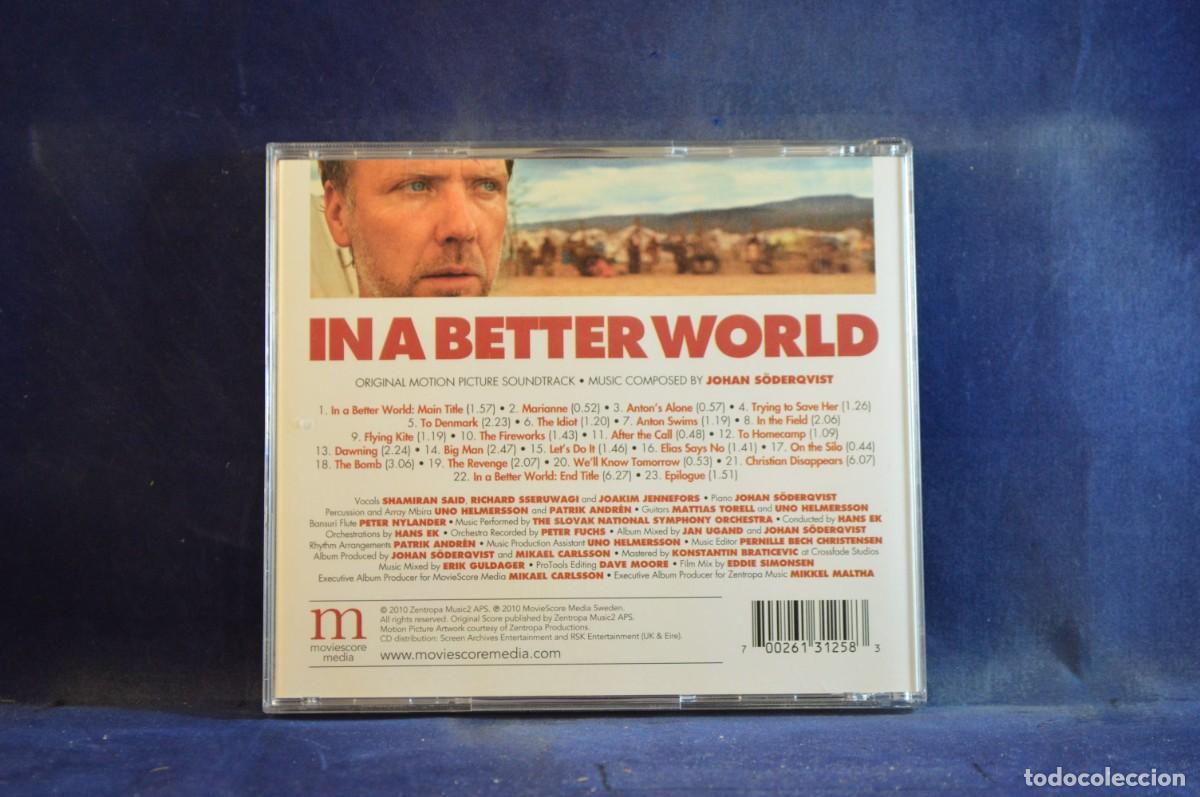 CDs de m&uacute;sica: JOHAN S&Ouml;DERQVIST &ndash; IN A BETTER WORLD ORIGINAL MOTION PICTURE SOUNDTRACK - CD - Foto 2