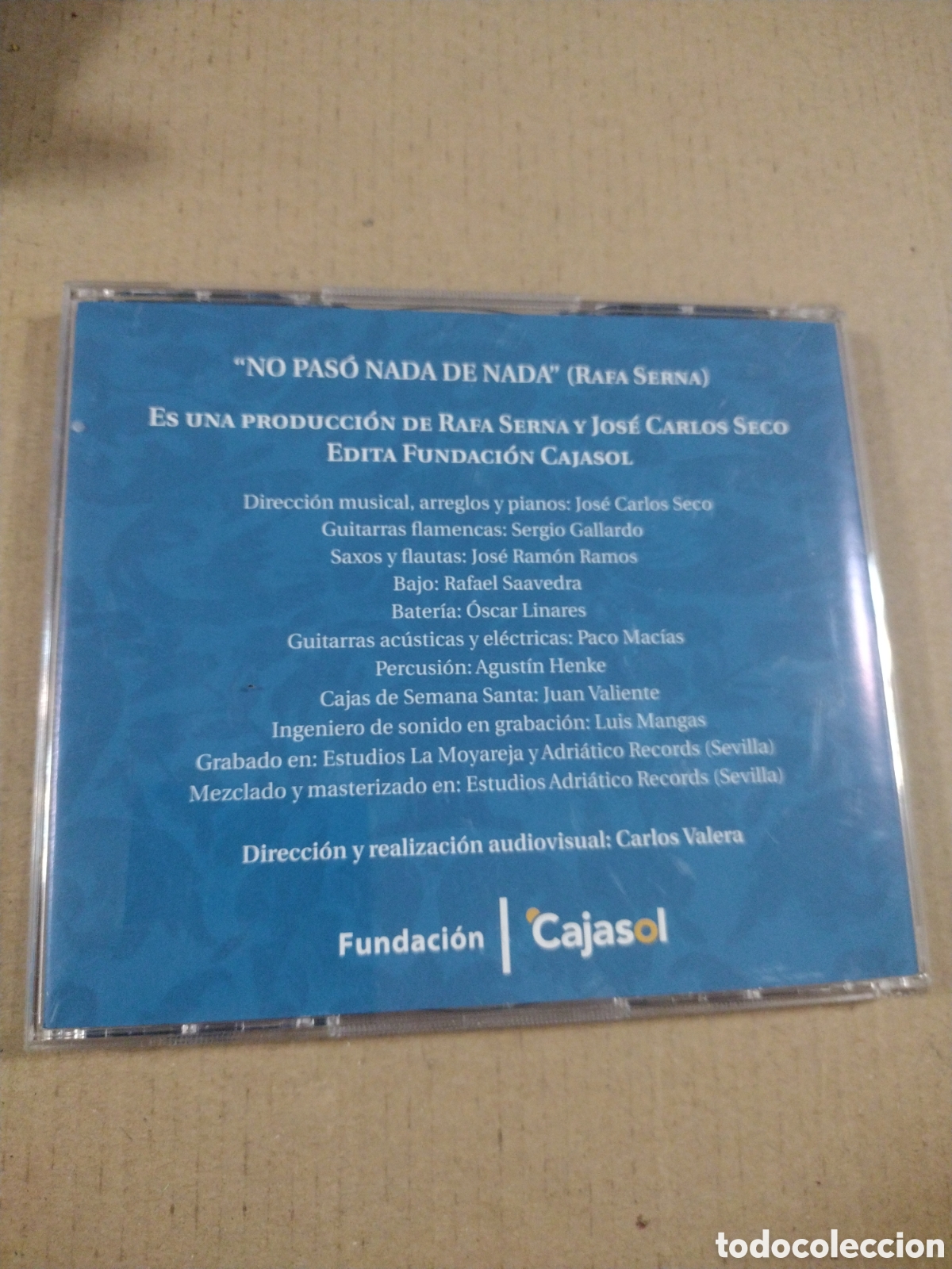 CDs de m&uacute;sica: No pas&oacute; nada de nada. Rafa Serna. CD + DVD** - Foto 2