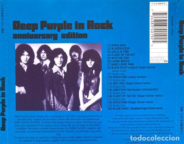 CDs de m&uacute;sica: Deep Purple &ndash; In Rock - CD - Foto 2