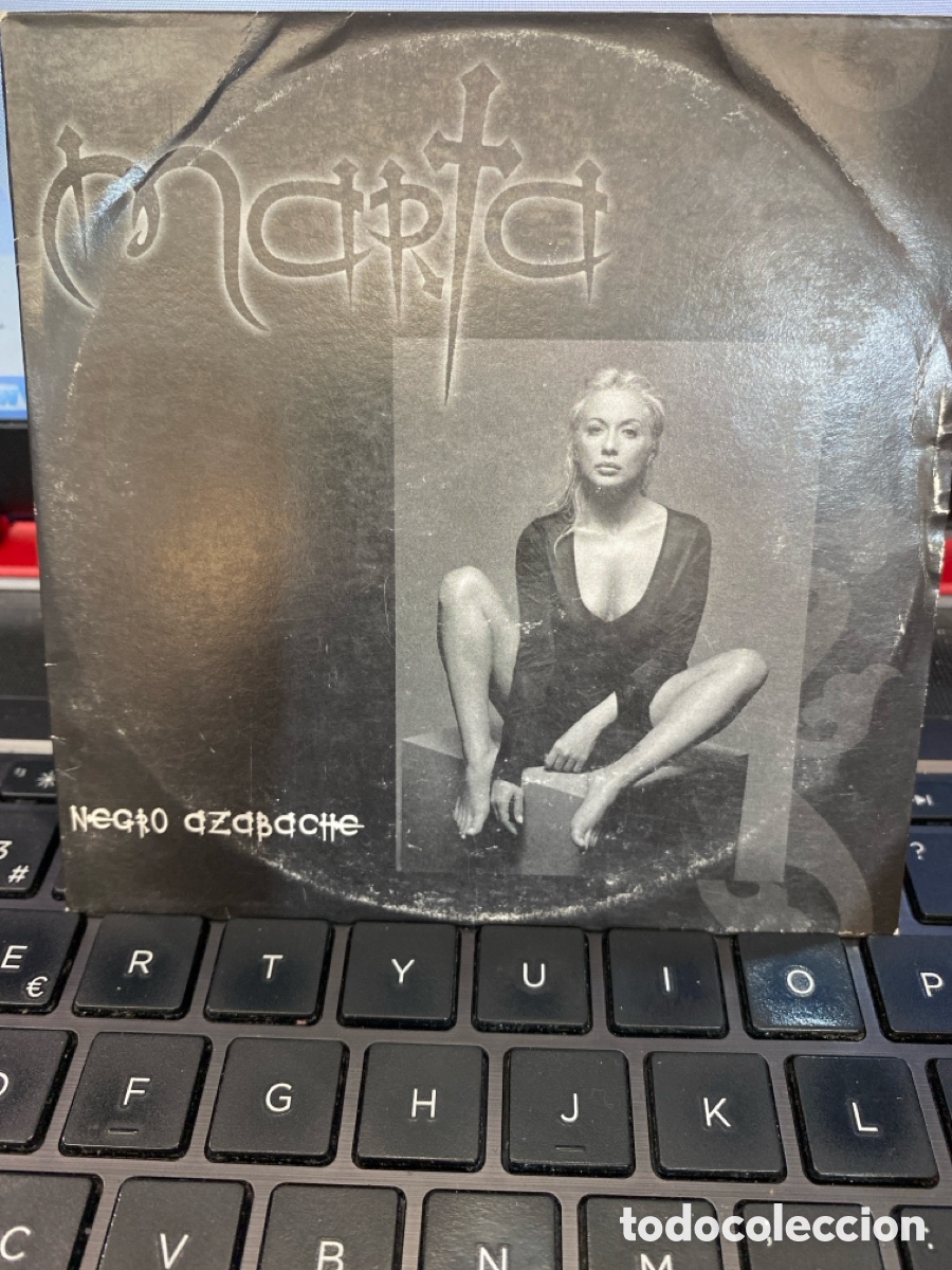 CDs de m&uacute;sica: MARTA SANCHEZ - NEGRO AZABACHE CD SINGLE 1 TEMA - Foto 1