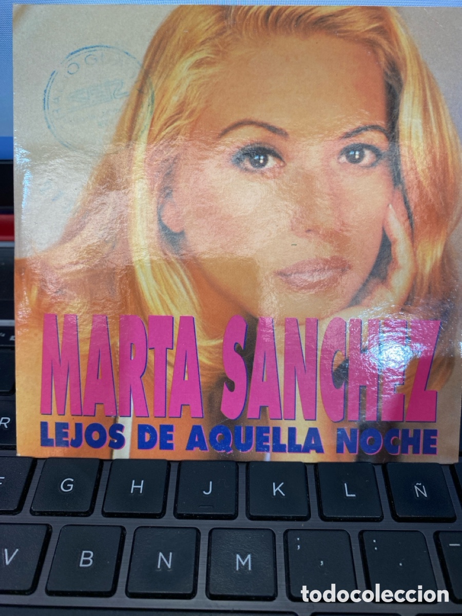 CDs de m&uacute;sica: MARTA SANCHEZ - LEJOS DE AQUELLA NOCHE CD SINGLE 1 TEMA - Foto 1