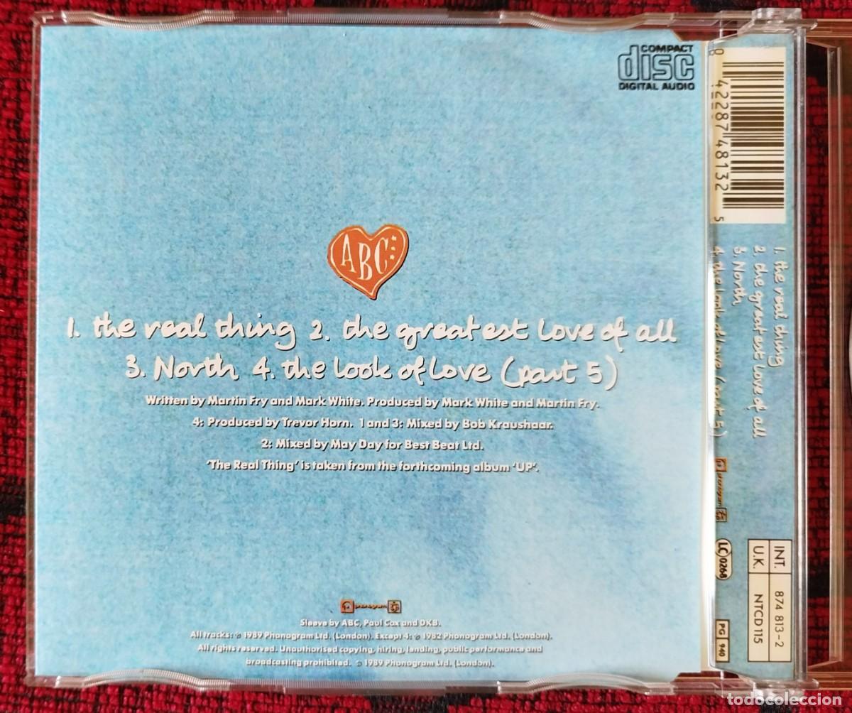 CDs de m&uacute;sica: ABC ** The Real Thing ** 1989 UK CD SINGLE - Foto 2