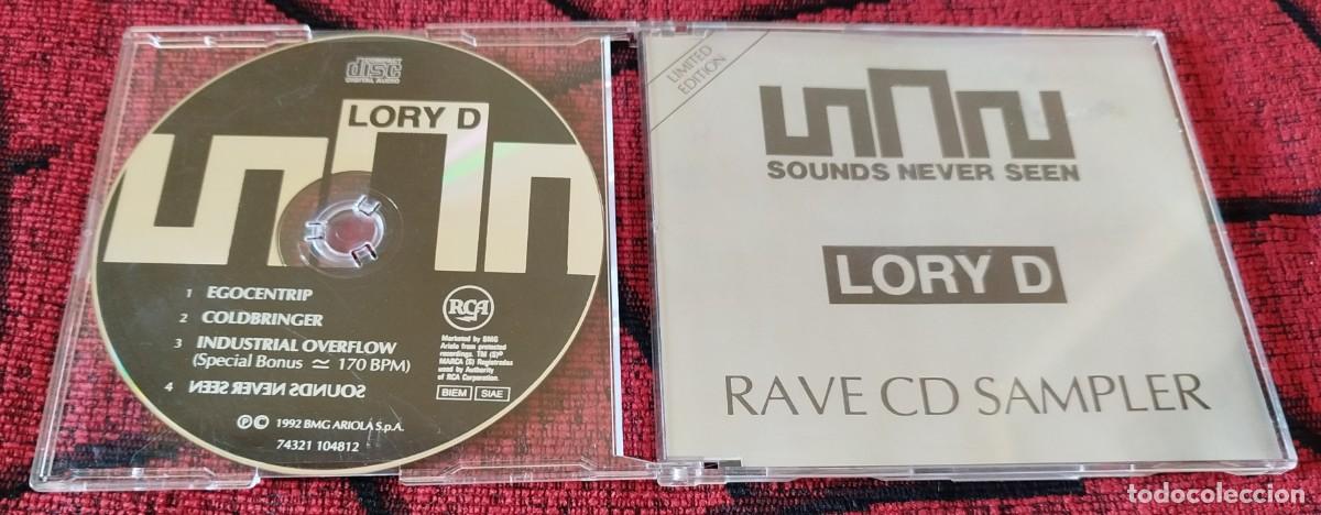 CDs de m&uacute;sica: LORY D ** Rave CD Sampler ** 1992 CD ORIGINAL ITALIA - Foto 1