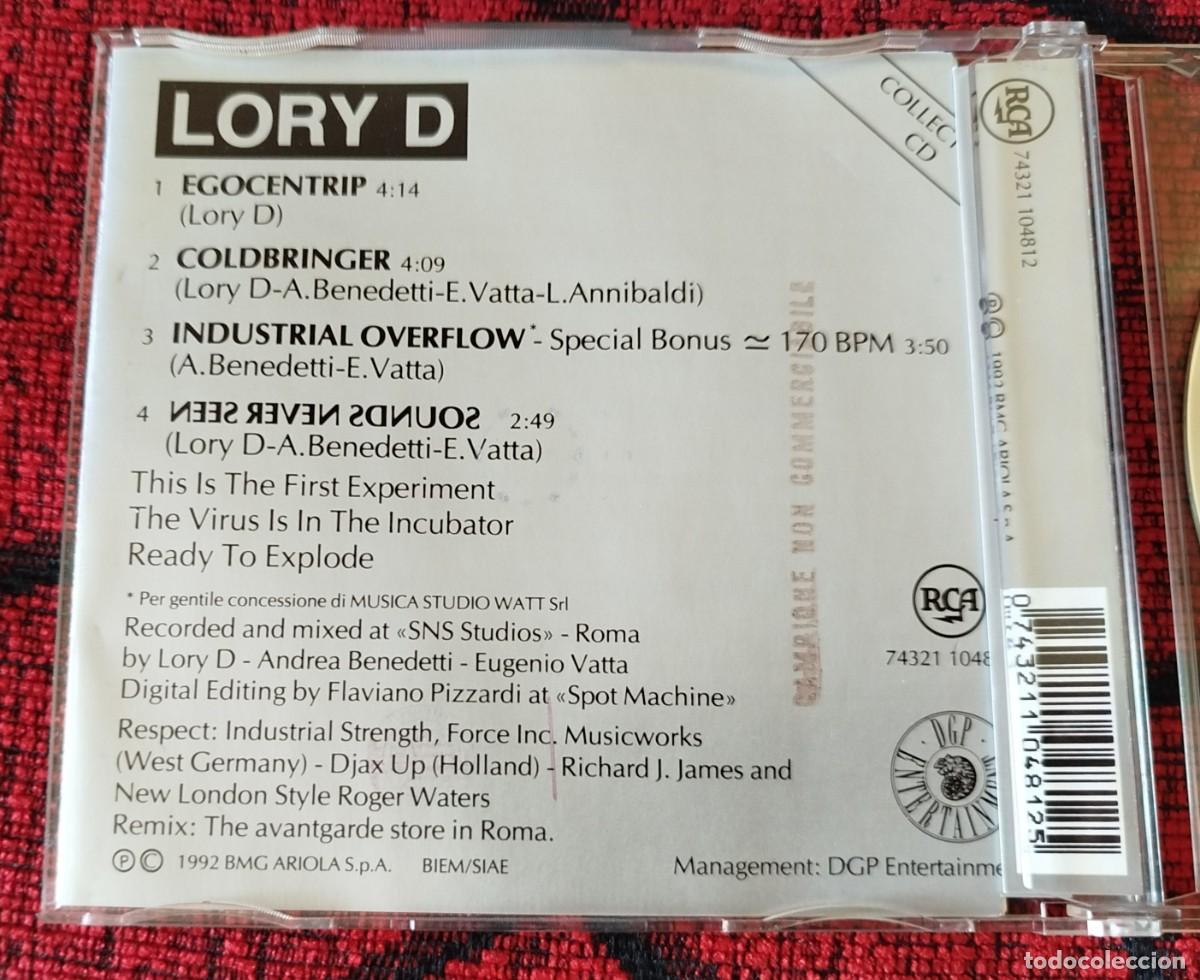 CDs de m&uacute;sica: LORY D ** Rave CD Sampler ** 1992 CD ORIGINAL ITALIA - Foto 2