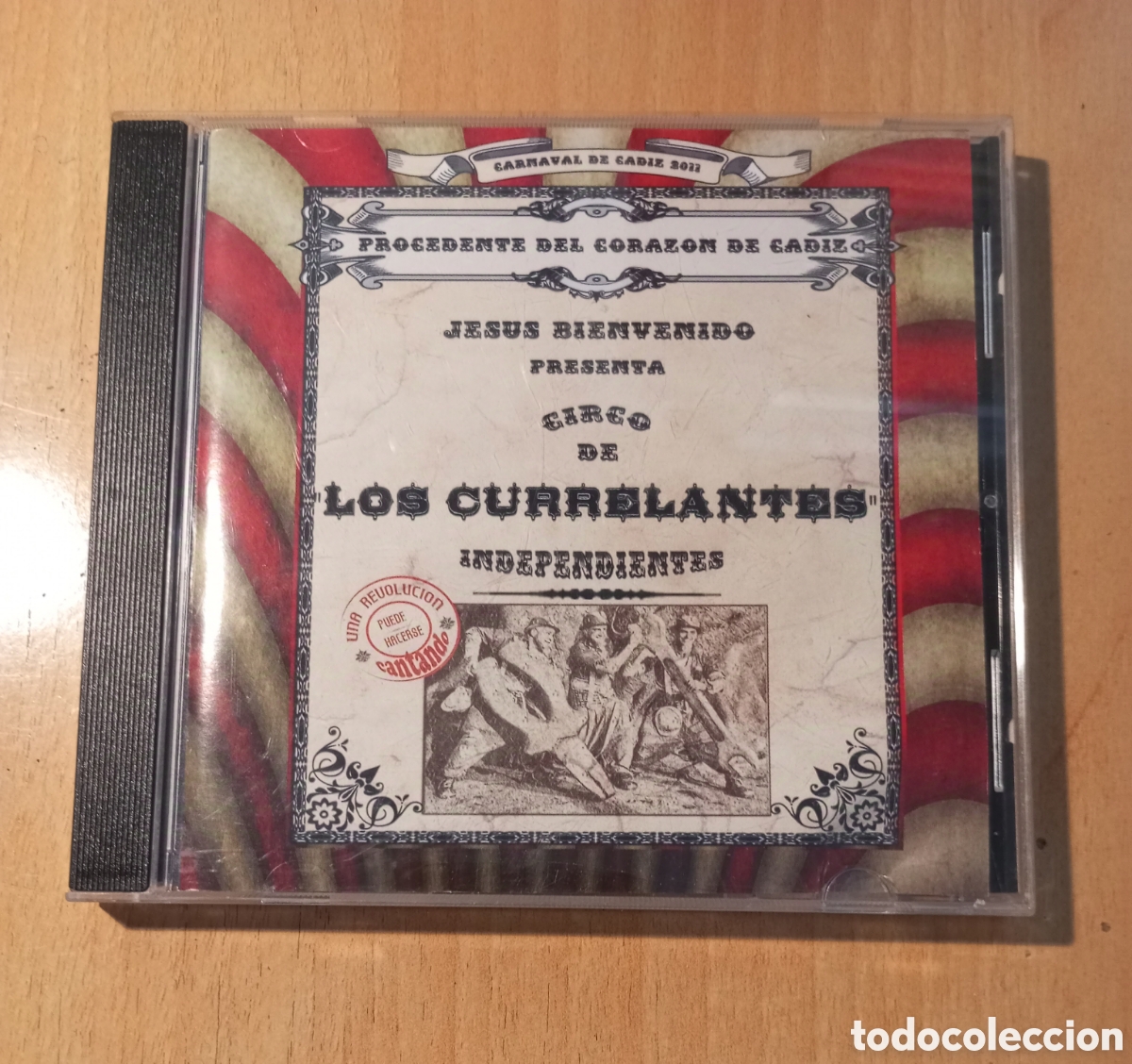 CDs de M&uacute;sica: Carnaval de C&aacute;diz CD comparsa los currelantes de jes&uacute;s bienvenido