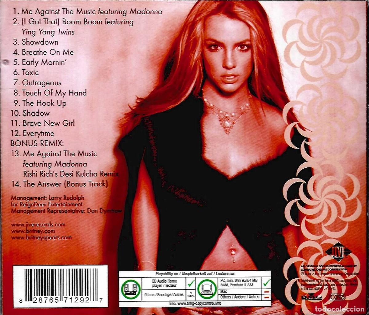 CDs de m&uacute;sica: BRITNEY SPEARS &uml;IN THE ZONE&uml;(CD) - Foto 2