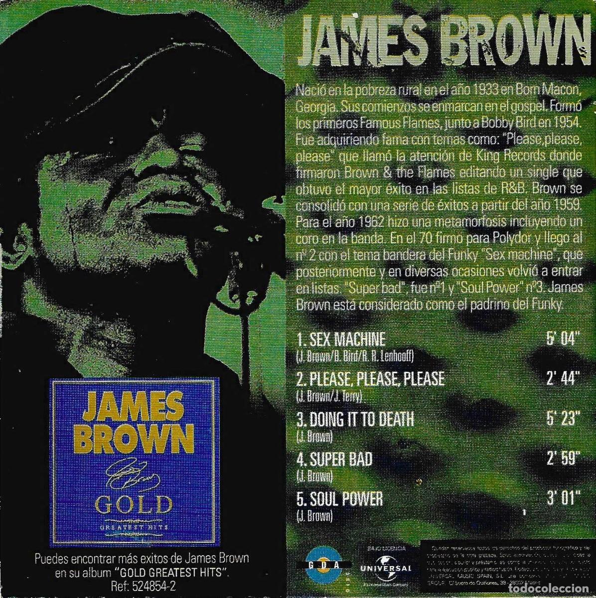 CDs de m&uacute;sica: GRANDES MITOS JAMES BROWN (CD) - Foto 2
