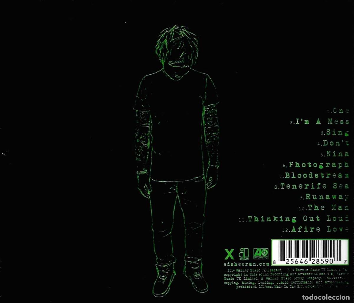 CDs de m&uacute;sica: ED SHEERAN &uml;X&uml; (CD)... - Foto 2