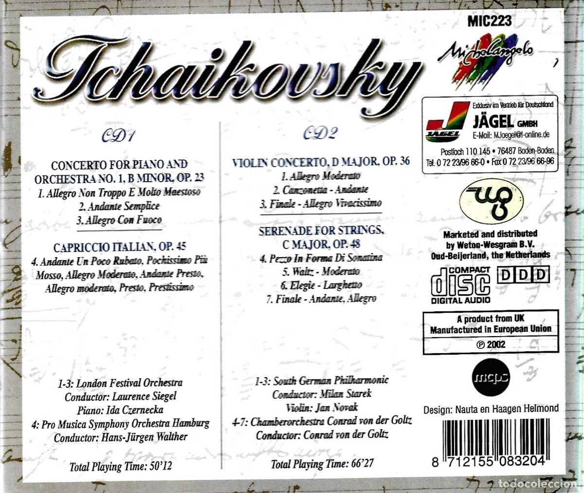 CDs de m&uacute;sica: TCHAIKOVSKY PART 1 (2 CD) - Foto 3