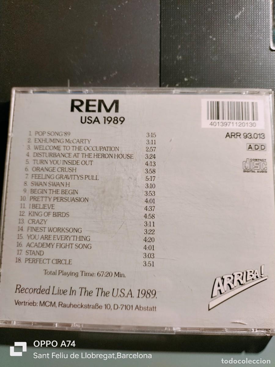 CDs de m&uacute;sica: RAR CD. REM. USA. 1989 - Foto 3