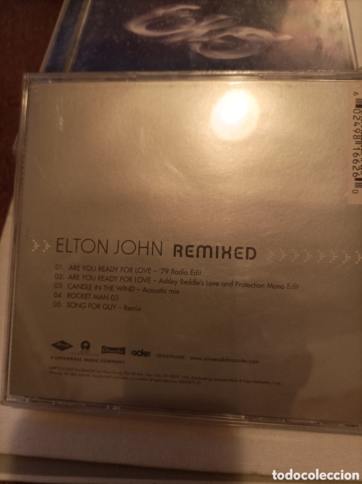 CDs de m&uacute;sica: Elton John. Remixed cd - Foto 2