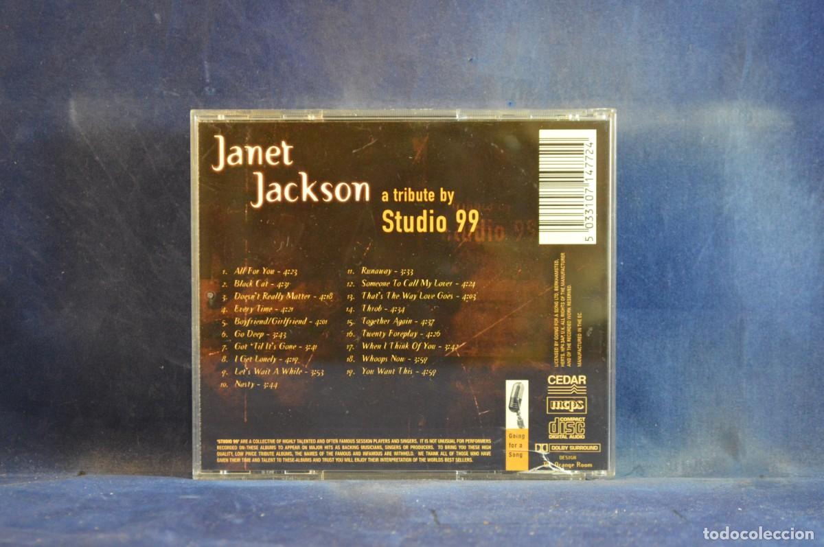 CDs de m&uacute;sica: JANET JACKSON - A TRIBUTE BY STUDIO 99 - CD - Foto 2