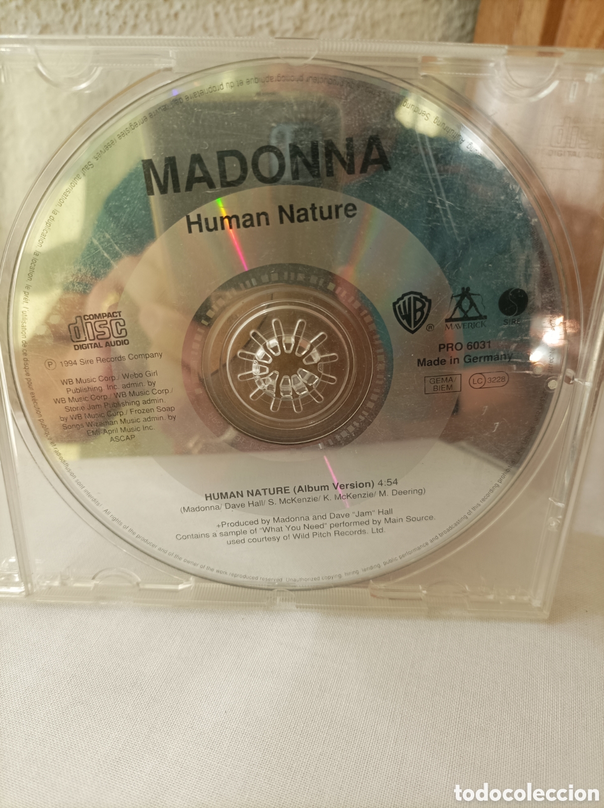 CDs de m&uacute;sica: Madonna. Human nature. Cd promo - Foto 1