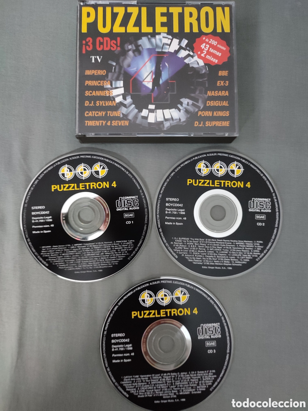 CDs de m&uacute;sica: PUZZLETRON 3 CDs. A&ntilde;o 96 - Foto 1