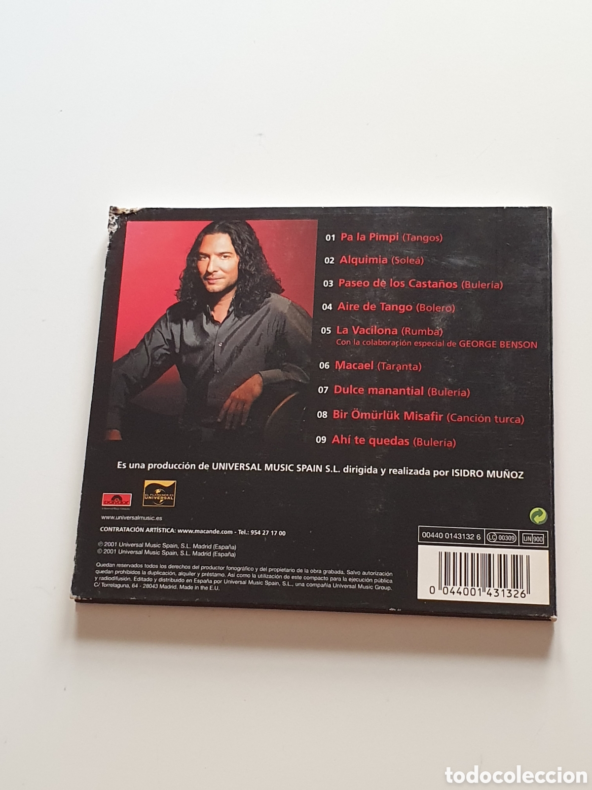 CDs de m&uacute;sica: Cd-16. Tomatito - Paseo De Los Casta&ntilde;os. - Foto 2