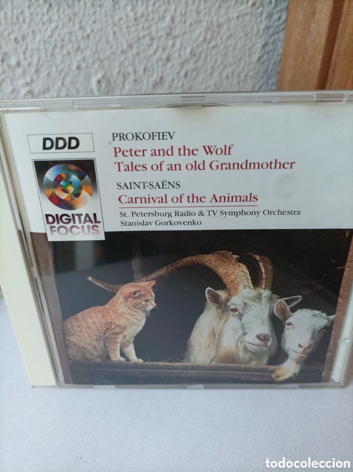 CDs de m&uacute;sica: Prokofiev Peter and the wolf.cd - Foto 1